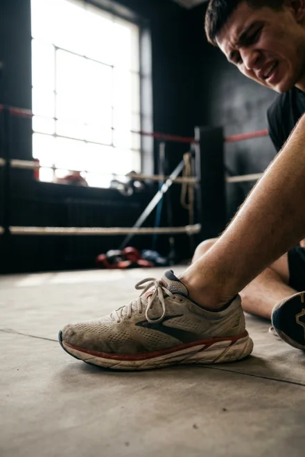 Riesgos de usar zapatillas de running en boxeo