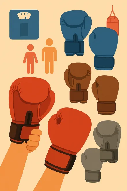 Guantes de boxeo profesionales para entrenamiento