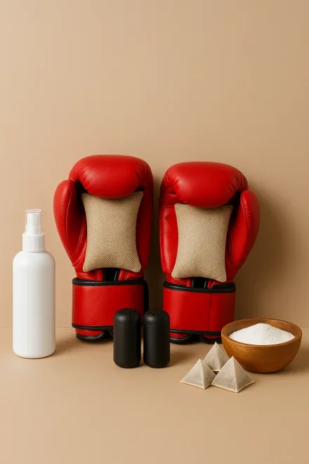 Tipos de desodorantes para guantes de boxeo
