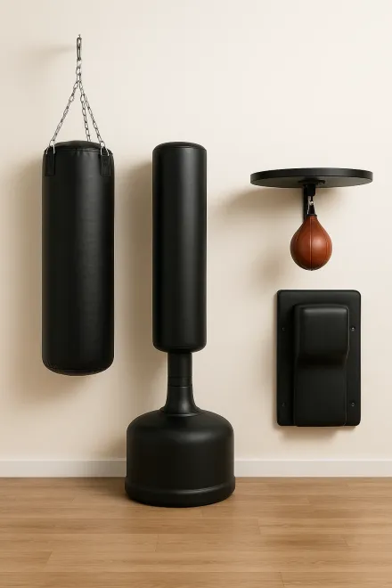 Tipos de sacos de boxeo para entrenar en casa